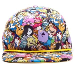 Cartoon Network Adventure Time Multicolor Kids Snapback Hat